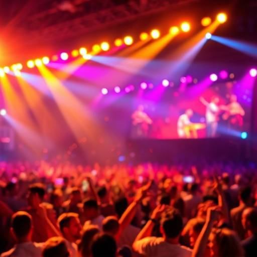 Highlights from a music festival event video