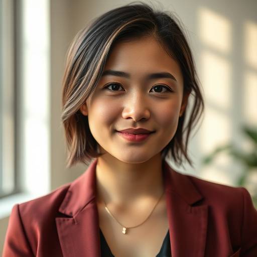 Portrait of Olivia Chen, Lead Editor at Starlight Films